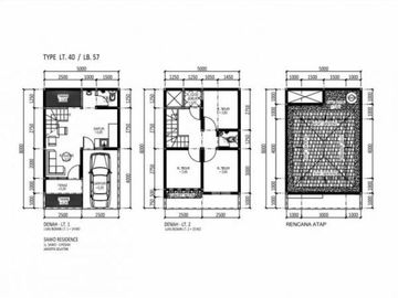 Rumah Baru Rp 850 Juta, 2 Lnt, di Jagakarsa, JakSel. LT 49 m