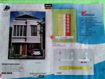 Rumah Baru Rp 850 Juta, 2 Lnt, di Jagakarsa, JakSel. LT 49 m