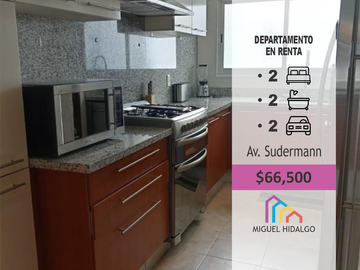 RENTA DE DEPARTAMENTO EN POLANCO SUDERMANN