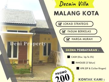 Promo Rumah Murah di Prima Cluster dekat Sawojajar Malang
