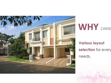 RUMAH LEBAR 7 STANDARD DI CLUSTER CARIBBEAN@FLAMINGO GADING SERPONG