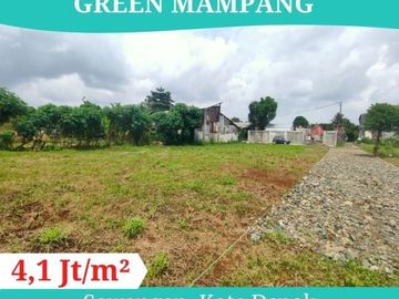 Tanah Depok Mampang Sangat Dekat ke Gerbang Tol Sawangan Sertipikat SHM