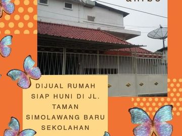 Dijual Rumah SIAP HUNI Jl. Taman Simolawang Baru Sekolahan