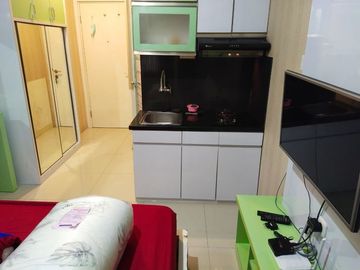 Studio apartemen tahunan free IPL tower mall fully furnished
