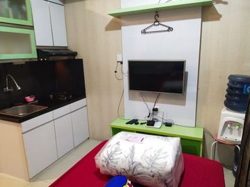 Studio apartemen tahunan free IPL tower mall fully furnished