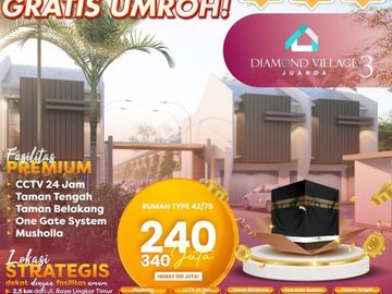 BONUS MELIMPAH, Jual Rumah di Dekat Sidoarjo