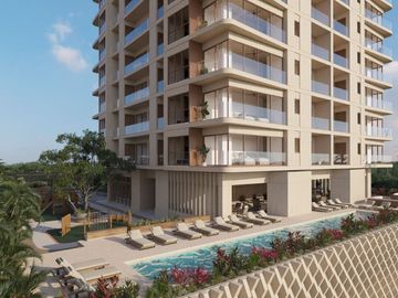Condominio con vista a la laguna, pet-friendly, alberca infinity vista al mar ve
