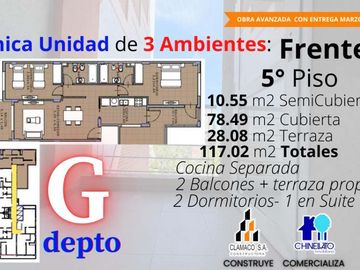 Departamento en venta en Moron Norte
