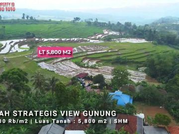 Dijual Tanah Lokasi Strategis View gunung - Wargajaya, Sukamakmur, Bogor