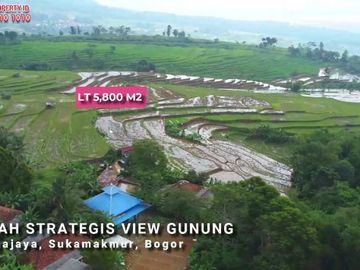 Dijual Tanah Lokasi Strategis View gunung - Wargajaya, Sukamakmur, Bogor