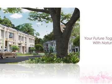 RUMAH BESAR LEBAR TIPE 9 4 KAMAR FLAMINGO GADING SERPONG 2 LANTAI