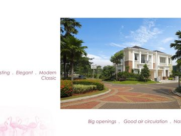 RUMAH BESAR LEBAR TIPE 9 4 KAMAR FLAMINGO GADING SERPONG 2 LANTAI