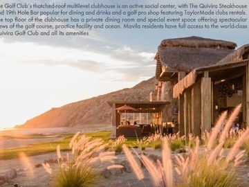 Penthouse en campo de golf, casa club y acceso al mar, en venta Cabo San Lucas.