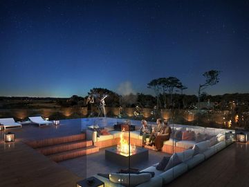 Luminoso apartamento 2 dormitorios con amplia terraza en primera línea del mar en Punta del  Este, Playa Mansa parada 39