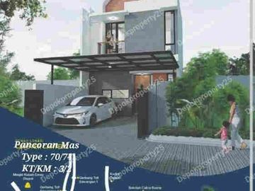 Rumah Murah 2 Lantai Di Rangkapan Jaya Pancoran Mas