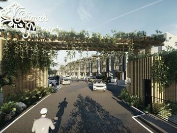 Rumah dijual mewah cantik rasa villa konsep ala bali di cicalengka dkt Curug Cinulang