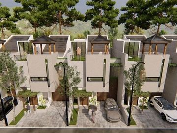 Rumah dijual mewah cantik rasa villa konsep ala bali di cicalengka dkt Curug Cinulang