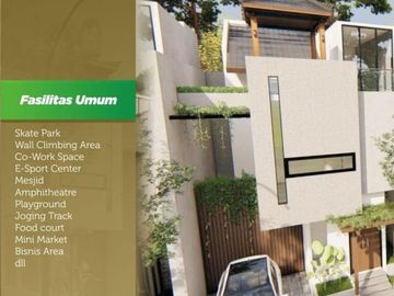 Rumah dijual mewah cantik rasa villa konsep ala bali di cicalengka dkt Curug Cinulang