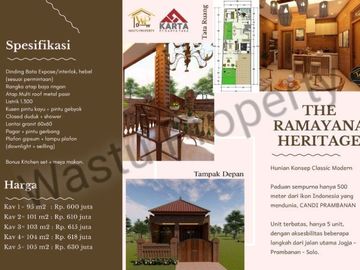 Hunian Dijual Konsep Klasik Modern Di Prambanan