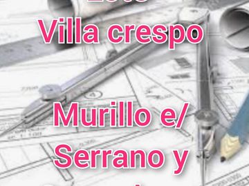 Terreno en  Villa Crespo apto para 1674 m2 vendibles + 6 cocheras