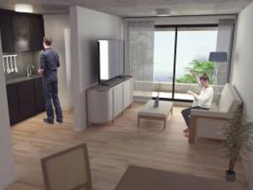 Venta apartamento 1 dormitorio con terraza con parrillero en Centro, Montevideo