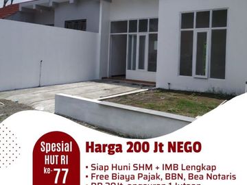 TINGGAL 1 UNIT! Rumah Modern Minimalis di Prambanan FREE Biaya Pajak