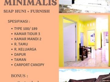 Dijual Rumah Strategis dkt Pasar Rejodani Halaman Luas Asri.