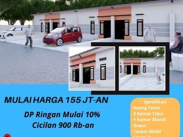 Jual Murah Rumah Milenial Angsuran Ringan Dekat Jl Raya Nangsri