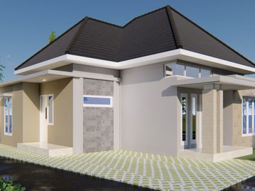 RUMAH MURAH RECOMENDED DI SLEMAN KAWASAN RAMAI BISA KPR 500JUTA