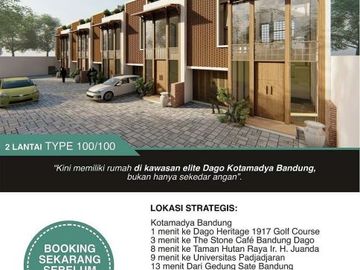 BIG PROMO Hanya 1,75M, Hunian di Kawasan Elite Dago - Bandung
