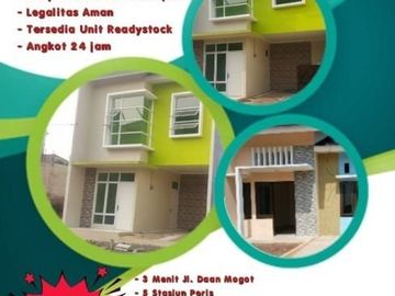 Rumah 2 lantai Tangerang 10 menit ke Bandara Soekarno Hatta
