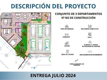 -Torre Arrecifes Fracc. Residencial Marino, Playa de Vacas, Veracruz