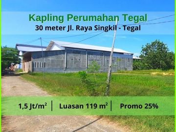 Tanah Tegal, Dekat Lotte Grosir Singkil: 1,5 Jt Per Meter