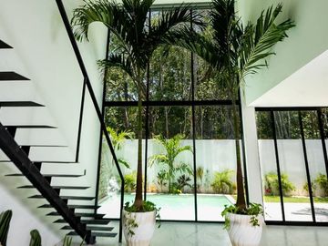 Casa con alberca privada, Sala de TV, zona con amenidades, venta Ciudad Mayakoba