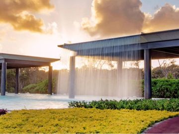 Casa con alberca privada, Sala de TV, zona con amenidades, venta Ciudad Mayakoba