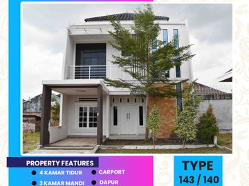 Rumah Mewah komplek cluster di Tengah Kota Pekanbaru