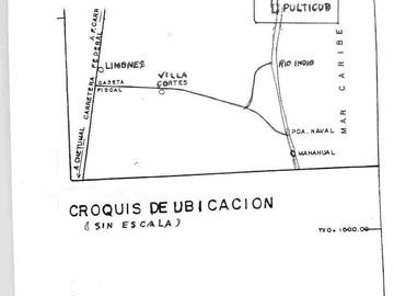 TERRENOS EN VENTA $80 USD M2 FRENTE MAR EN MAJAHUAL F 2840 LOTES: 50  X 100 MTS