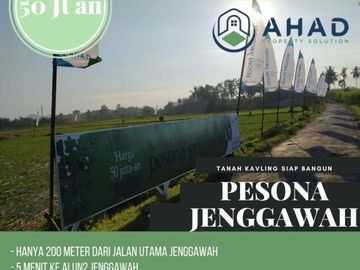KAVLING SIAP BANGUN DEKAT KAPOLSEK JENGGAWAH