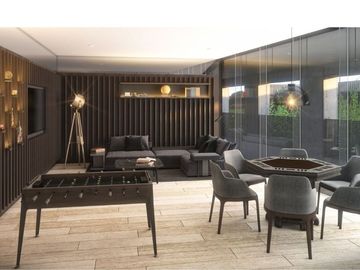 Departamento amplio con patio, alberca, jacuzzi, cine, pet-friendly en pre venta