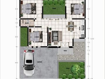RUMAH CANTIK TIPE BESAR HANYA 4 KILOMETER KE ALUN - ALUN WATES