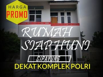 "Rumah Siap Huni Kpr Syariah Cipayung 50 metr Masjid Al Hidayah "