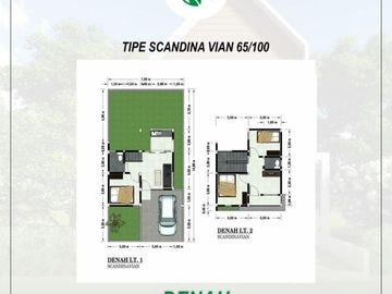 Dekat Alam Wisata Cimahi RSUD Cibabat Rumah Scandinavian 2LT Dibawah 1M