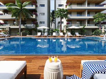 Penthouse con terraza de 25 m2, alberca familiar y alberca de adultos