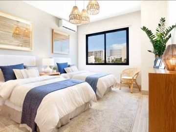 Penthouse con terraza de 25 m2, alberca familiar y alberca de adultos