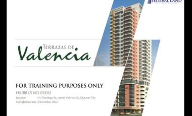 2 Bedroom w/ Parking For Sale in Valencia Hills Quezon City
