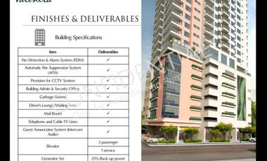 2 Bedroom w/ Parking For Sale in Valencia Hills Quezon City