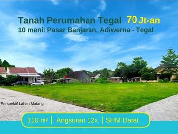 70 Jt-an, Row Kapling 5 Meter, Dekat Pasar Banjaran, Adiwerna Tegal
