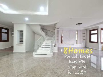 Rumah Hoek Luas 344 Gedung Hijau Pondok Indah