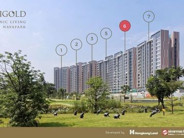 Apartemen Premium Marigold Navapark BSD city semifurnish