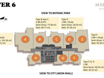 Apartemen Premium Marigold Navapark BSD city semifurnish
